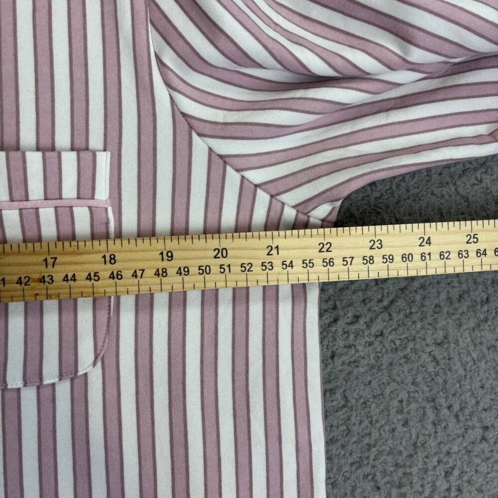 Laura Ashley Pajama Set XL Pink Quiet Luxury Preppy Loungewear Top Pull On Pants - Picture 8 of 12